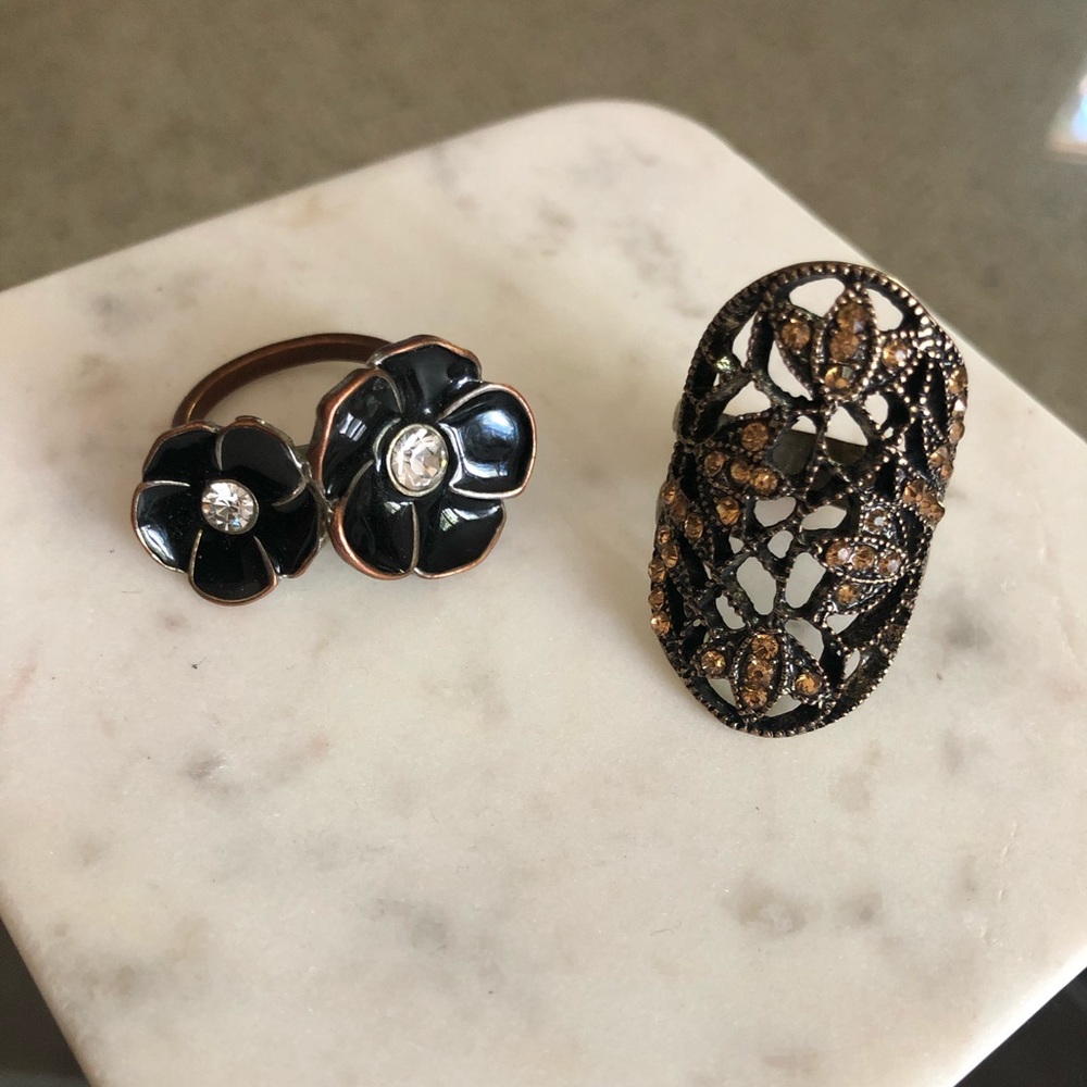Cocktail rings- set of two